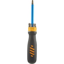 Asitan W 2244, Bits Uçlu Tornavida Seti, Gri/siyah/turuncu, 8 Parça