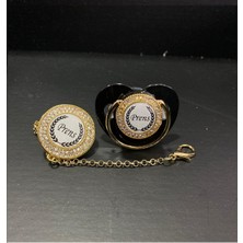 Asitan Taşlı Emzik & Taşlı Emzik Zinciri Siyah Kenar