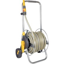 Asitan Hozelock 2436H 30 M Hortumlu 60 M Kapasiteli Tekerlekli Metal Hortum Toplama Sarma Araba Seti
