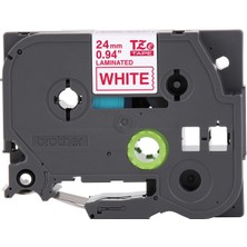 Asitan Brother TZE-252 (24MM) Kırmızı Lamine Etiket