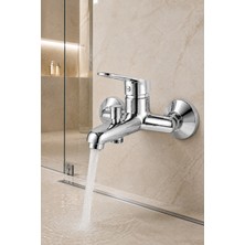 Flextail Krom Sıcak Soğuk Aç Kapa Mix Tek Kollu Banyo Bataryası