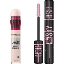 Asitan New York Instant Anti Age Eraser Kapatıcı - 03 Fair & Lash Sensational Sky High Cosmic Black Maska