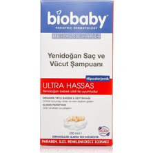 Asitan Biobaby Yenidoğan Saç ve Vücut Şampuanı, 200ML