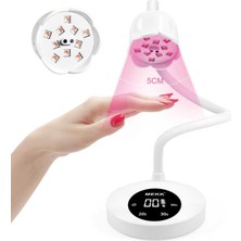 Asitan Jel Çiviler Için LED Lamba, Şarj Edilebilir Akülü Uv Tırnak Işığı Profesyonel LED Tırnak