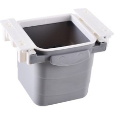 Asitan Plastik Mini Çöp Tenekesi Ayak Pedallı Ayak Basmalı Kapaklı Banyo Mutfak Ofis Masa Altı Yatak