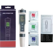 Asitan Tds 3 In 1 Ph Sıcaklık Tds Ölçer Led'li Sıcaklık Göstergeli Su Test Cihazı