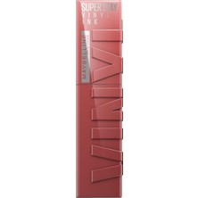 Asitan New York Super Stay Vinyl Ink Uzun Süre Kalıcı Likit Parlak Ruj 115 Peppy