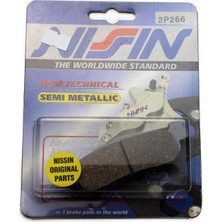 Asitan Nissin 2P-266 Yarı Metalik Motosiklet Fren Balatası