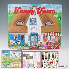 Asitan Depesche Vertrie Create Your Funny Farm Boyama Kitabı Yapışkanlı