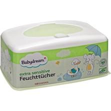 Asitan Babydream Bebek Islak Mendil Çok Hassas Cilt, Aloe Veralı 80'li