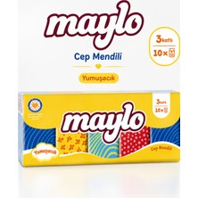 Alıç Kağıt Cep Mendili 3 Katlı 10X10 Paket Yumuşak Pratik Taşınabilir Kağıt Mendil