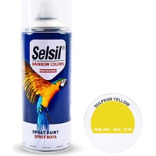 Asitan Selsil Rainbow 400 ml Sprey Boya Sülfür Sarı 1016