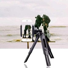 Asitan Taşınabilir Aksiyon Kamera Cep Telefonu Yükseklik ve Yön Ayarlı Mini Tripod 360 Dönen Mini T