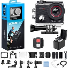 Asitan Akaso EK7000 Pro 4K Aksiyon Kamerasi - Dokunmatik Ekran - 40M Derinlik - Genis Acili