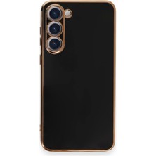 Asitan Samsung Galaxy S23 Plus Için Kılıf Olive Plated Siyah [galaxy S23 Plus ile Uyumlu Kılıf - Siyah