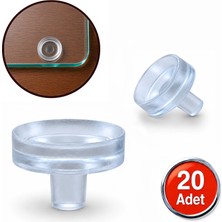 Alet Çantam Cam Sehpa Masa Tutucu Lastik Vantuz - 20 Li Paket