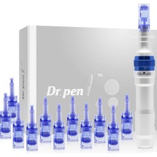 Asitan Dr. Pen Ultima A6 Elektrikli Profesyonel Cilt Bakım Kiti 12 Kartuş Dahil - Altı 12 Pinli, Altı 3