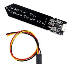 Asitan Kapasitif Toprak Nem Ölçme Sensör Modülü V2.0 Otomatik Bahçe Sera Bitki Tohum Çiçek Sulama S