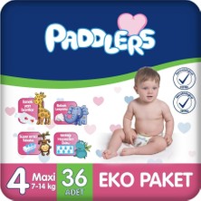 Asitan Bebek Bezi 4 Numara Maxi (7-14 Kg) 36 Adet – Eko Paket