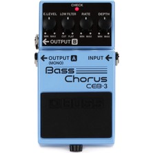 Asitan Boss Ceb-3 Bass Chorus Pedal, Chorus Kompakt Pedal, Entegre Crossover ile