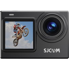 Asitan Sj6 Pro Wifi 4K60 UHD 24MP 165° Geniş Açı 1000MAH 2”/1.3” Çift Ekranlı Aksiyon Kamerası S