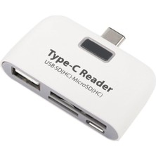 Asitan 4941 Type C USB 3.1 Kart Okuyucu Micro USB Sd Card Reader Çevirici