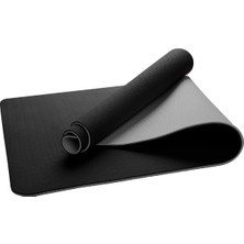 Asitan Ekolojik 6mm Tpe Yoga Matı Pilates Minderi Siyah