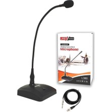 Asitan Lastvoice L-380 Profesyonel Masa Mikrofon (Işıklı Kürsü Mikrofon)