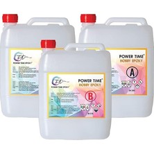 Asitan 15 kg Hobby Epoxy/şeffaf Epoksi Reçine Ince Döküm Hobi Epoksi