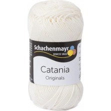 Asitan Schachenmayr Catania Pamuk Amigurumi El Örgü Ipi Ipliği Yünü 105 Krem