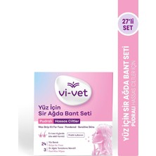 Asitan Vi-Vet Sir Ağda Bandı (Yüz Için) Pudralı (Yeni), 24 Adet