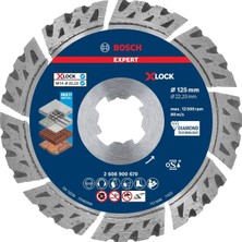 Asitan Expert Multimaterial X-Lock Kesme Diskleri Donatılı Beton Tuğla Yumuşak Taş Ø 125 mm Aksesuar