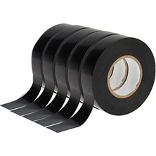 Asitan 5 Adet Elektrik Bandı,pvc Bant,10 Metre (Siyah)
