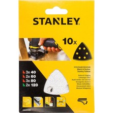 Asitan STA32348-XJ Çok Amaçlı Zımpara Seti Seti 40-60-80-120G, Beyaz,10 Adet