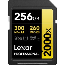 Asitan Kart 256 GB 205 MB S'ye Kadar Okuma 140MB S Yazma Sdxc Uhs-I Hafıza Kartı Sınıf 10 U3 V30 Profes