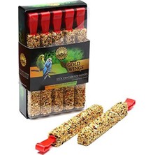 Asitan Gold Wings Premium Ballı-Meyveli Muhabbet Kuşu Krakeri, 10'lu Kutu