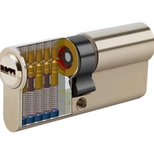 Asitan Zayco 90MM Balkon Kapı Kilit Göbeği Kapı Silindiri 90MM Gold Barel 1410