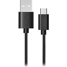Asitan HY-X57 0.5A Poşet 1m Uzun Konnektörlü Siyah Micro USB Şarj Kablosu