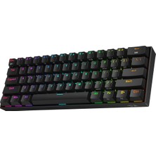 Asitan K530 Pro Draconic%60 Bt Türkçe Q Klavye/kablolu / 2,4 Ghz Kablosuz Mekanik, 61 Tuş, Hot-Swap Öze