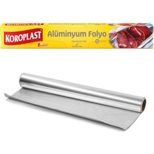 Asitan Koroplast Alüminyum Folyo 15 Mt, Bpa Içermez, Dayanıklı Yapışmaz Folyo 30 cm x 15 Mt, Tavuk,