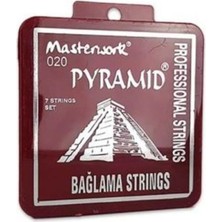 Asitan Pyramid Bağlama Teli - 0,20 Saz Teli - Tezene Hediyeli