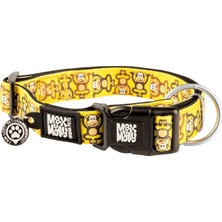 Asitan Max & Molly Urban Pets Original Serisi Akıllı Künyeli Köpek Boyun Tasması (L, Maymun)