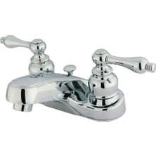 Asitan GKB251AL Magellan Ikiz Kollu 10 cm Merkez Set Lavabo Musluğu, Cilalı Krom