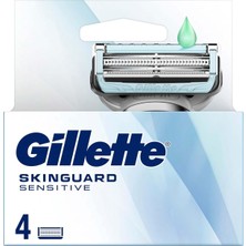 Asitan Gillette Skinguard Sensitive Yedek Tıraş Bıçağı 4 Adet