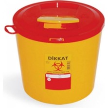 Asitan Omnisoft Tıbbi Atık Plastik Çöp Kovası 5 Lt