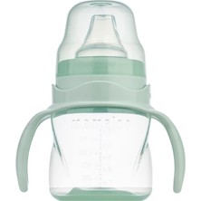 Asitan Mamajoo Kulplu Akıtmaz Eğitici Bardak Powder Green 160 ml Anti-Kolik Bardak Ucu