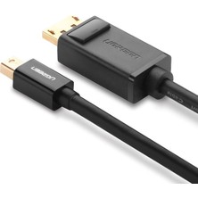 Asitan 4K Mini Display Port To Display Port Dönüştürücü Kablo 1.5 Metre Siyah