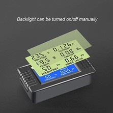 Asitan Ac 80-260V 100A CRS-022B LCD Ekran Dijital Akım Gerilim Güç Enerji Frekansı Güç Faktörü Mult