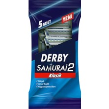 Asitan Derby Samurai 2 Bıçaklı 5li Poşet