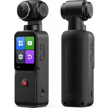 Al-tech Bilişim 4K Akıllı Gimbal Kamera | Dokunmatik Ekranlı 3 Eksen Sabitleyici Vlog & Video Kamerası